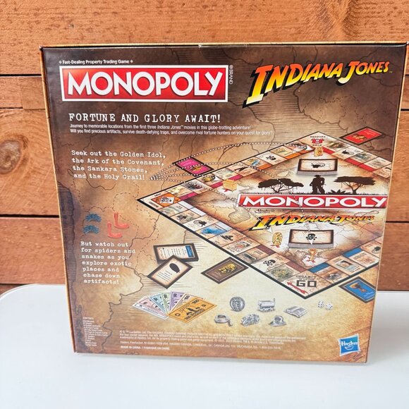 Hasbro Gaming Monopoly Indiana Jones Game Inspired by The Indiana Jones Movies - Picture 4 of 5
